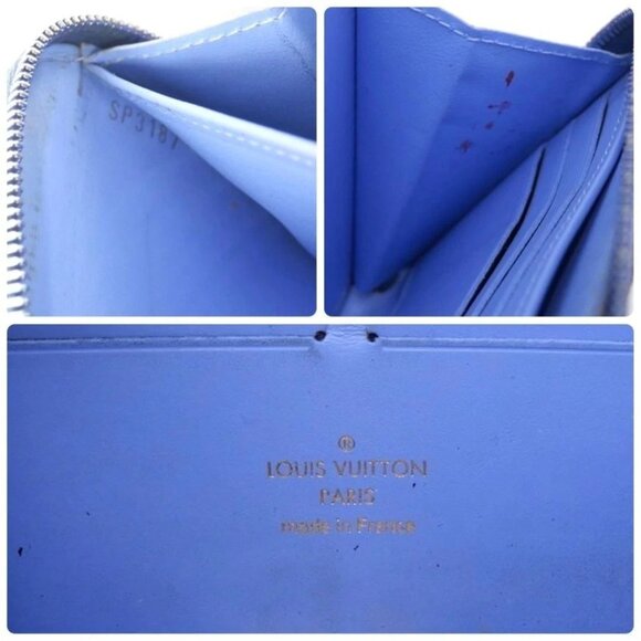 Louis Vuitton Wallet Masters Collection Monet Blue Rare by Jeff Koons - Picture 7 of 11